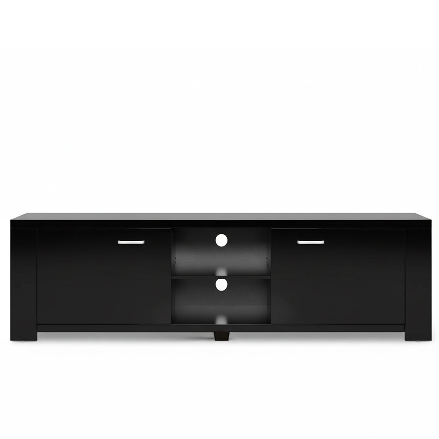 Entertainment Unit – Contemporary Design, Black, 160cm