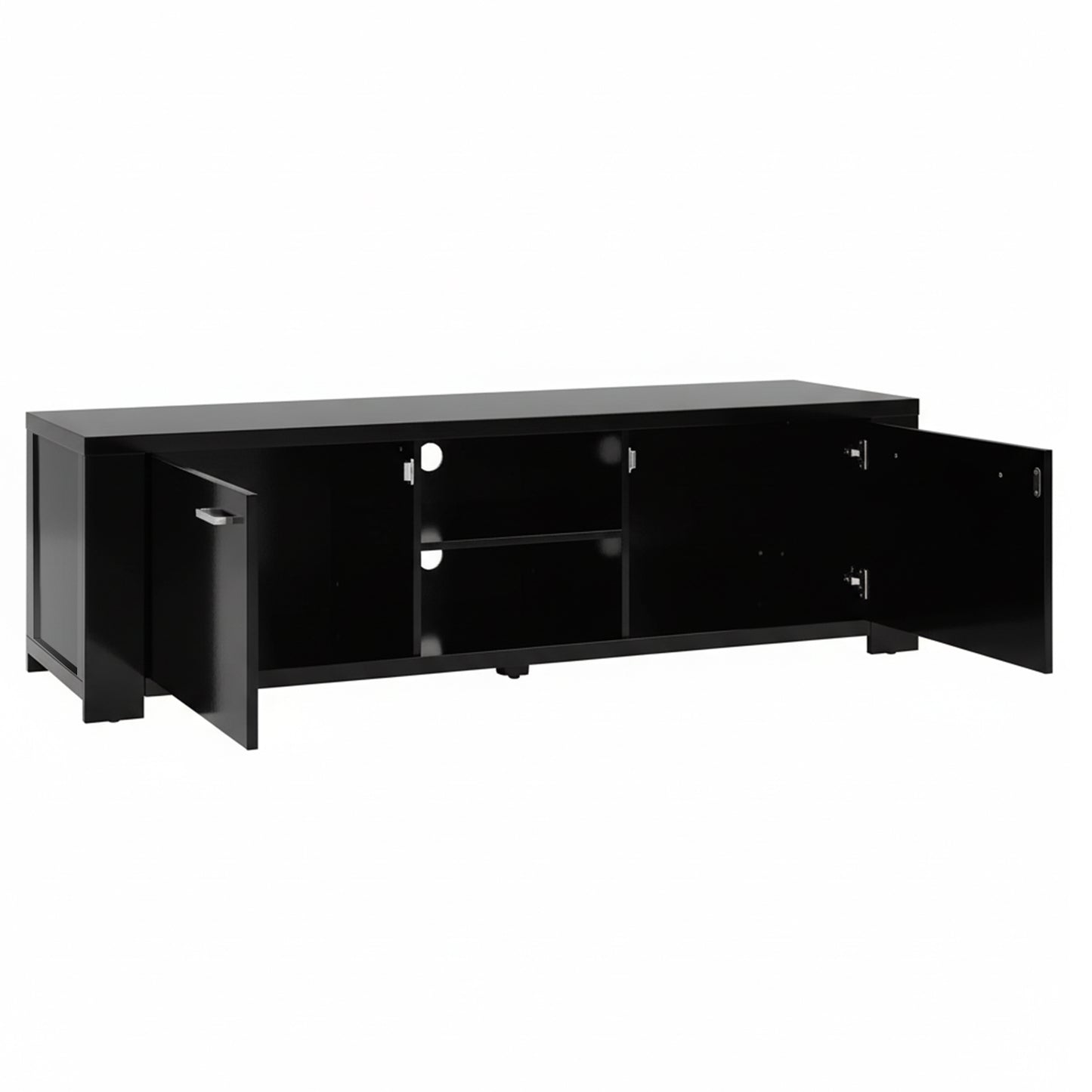 Entertainment Unit – Contemporary Design, Black, 160cm