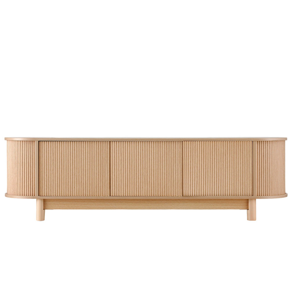 TWSC TV Unit Entertainment Unit Storage Cabinet 160cm Pine