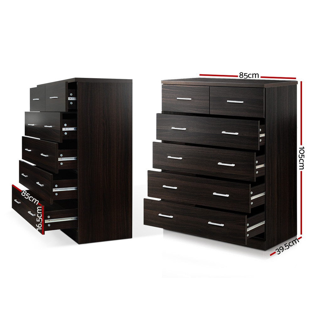 TWSC 6 Chest of Drawers - ANDES Walnut