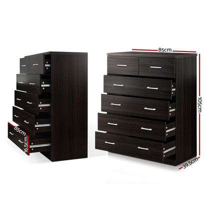 TWSC 6 Chest of Drawers - ANDES Walnut