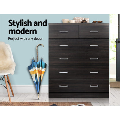 TWSC 6 Chest of Drawers - ANDES Walnut