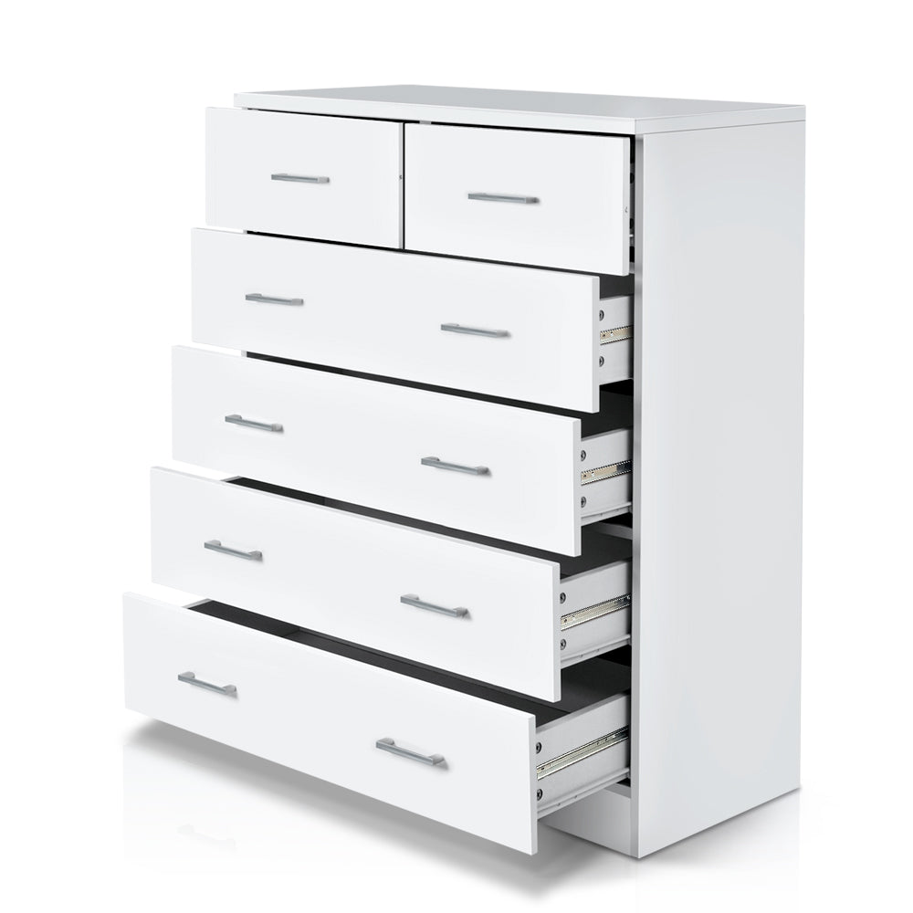 TWSC 6 Chest of Drawers - ANDES White
