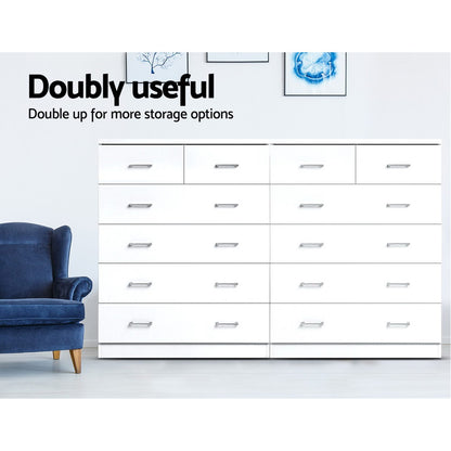 TWSC 6 Chest of Drawers - ANDES White
