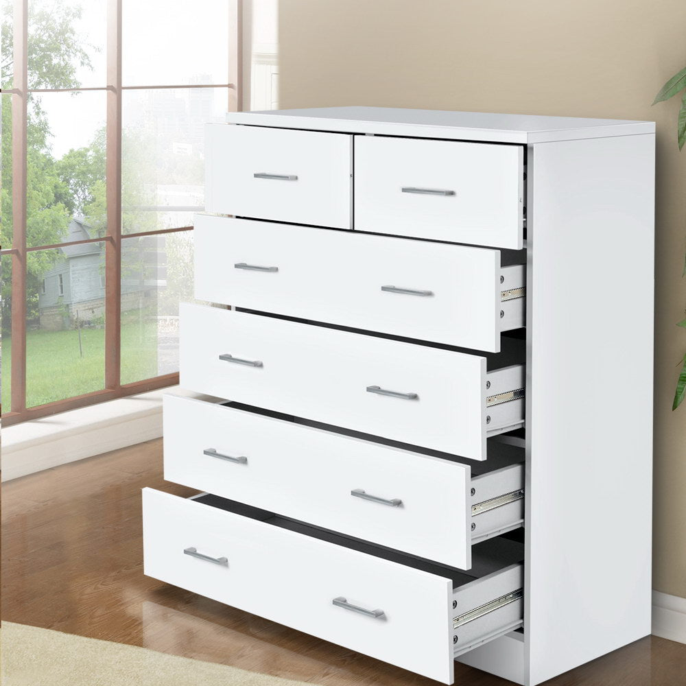 TWSC 6 Chest of Drawers - ANDES White