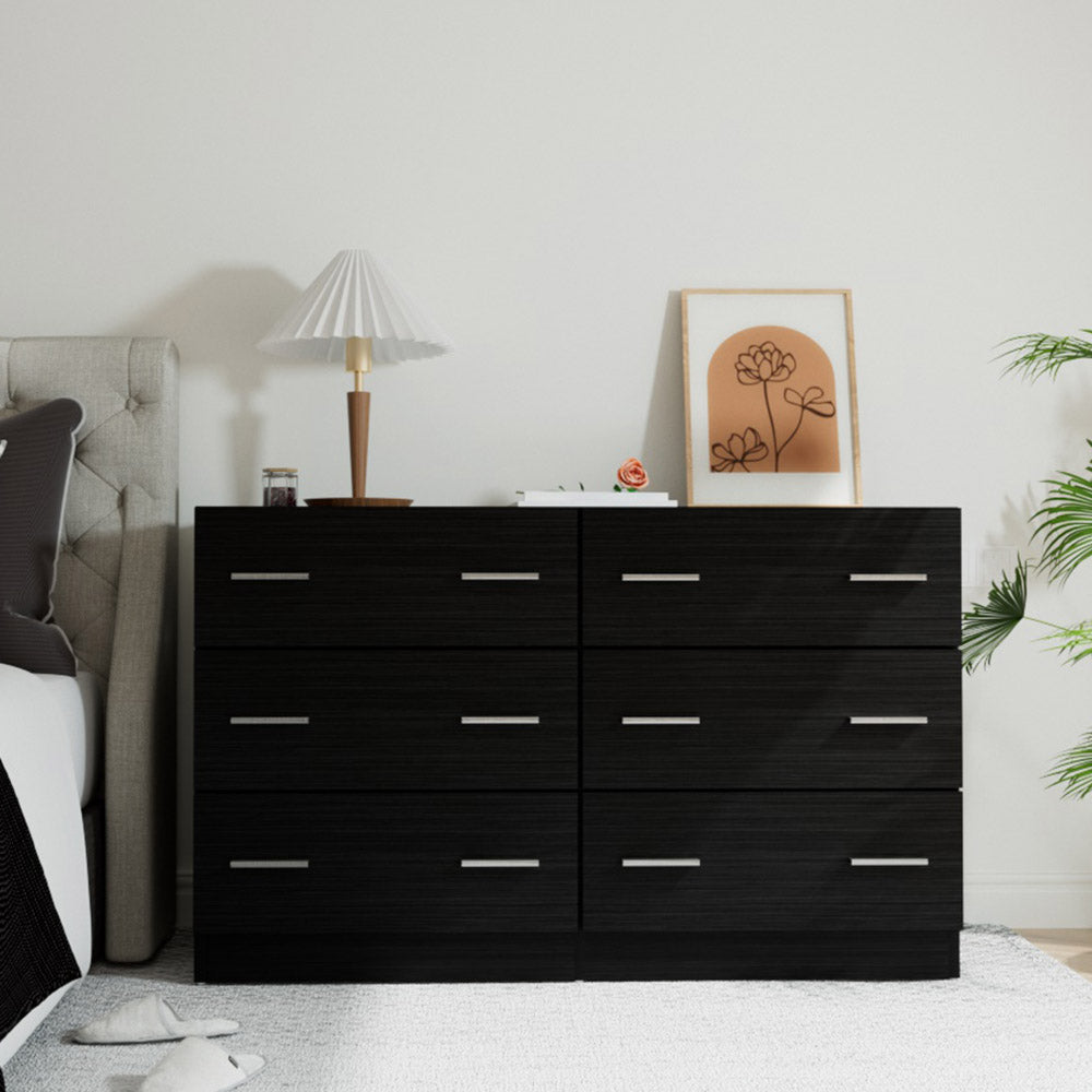 TWSC 6 Chest of Drawers - VEDA Black