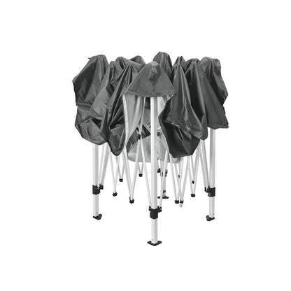 Gazebo Pop-Up Tent – UV Resistant, 3x3m, Grey Mesh Walls