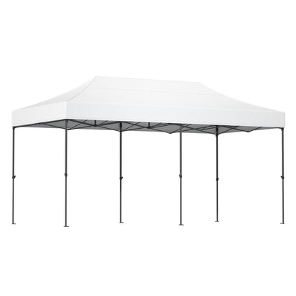 Gazebo Pop Up Marquee – 3x6 Folding Tent, White 500D Oxford Fabric