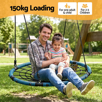 TWSC Tree Swing Net Hammock 98.5cm for Backyard Porch Outside Playground