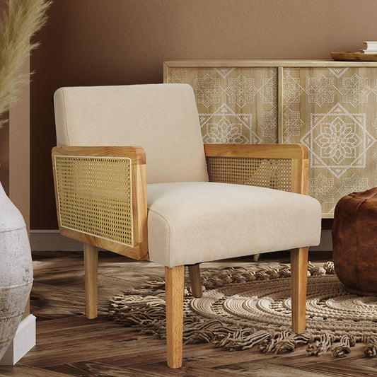 Levede Rattan Lounge Armchair-2065254401299320838