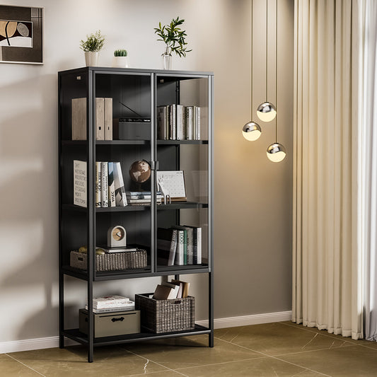Stacked Glass Display Cabinet Collections Storage-2065254429292105734