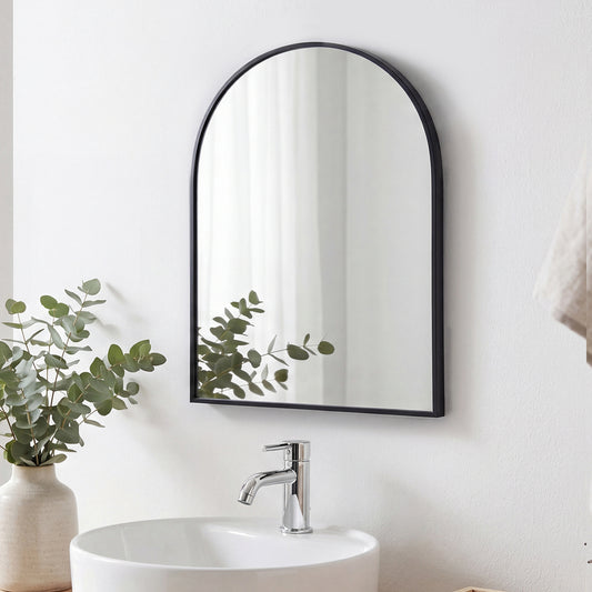 Yezi Wall Mirror Vanity Mounted Tempered Glass Aluminium Frame Bathroom Bedroom-2061251869380055047