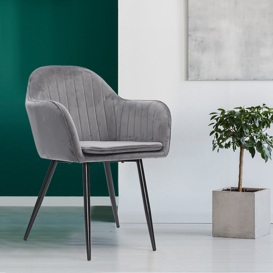 Levede 2x Armchair Lounge Chair Accent-1910112232654639111
