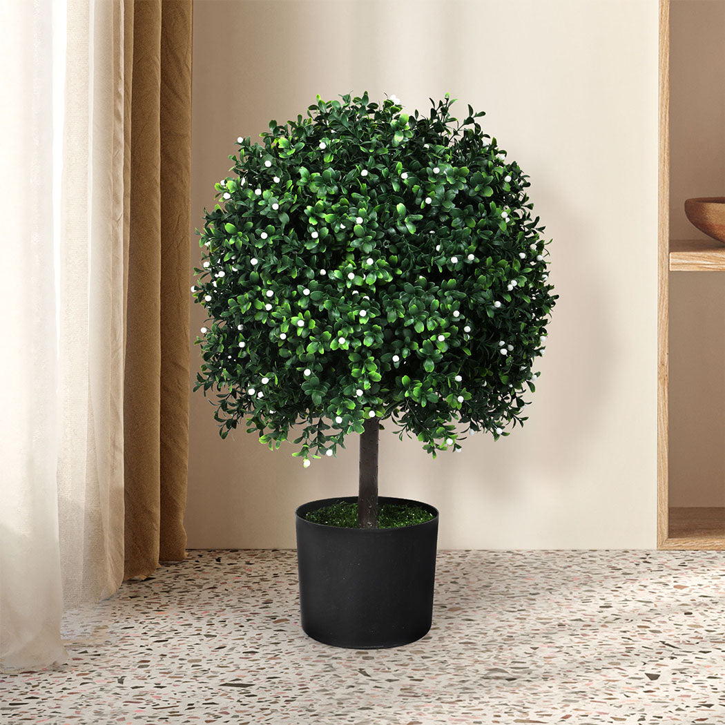 Lambu Artificial Boxwood Topiary Ball Tree-1910112266720776199