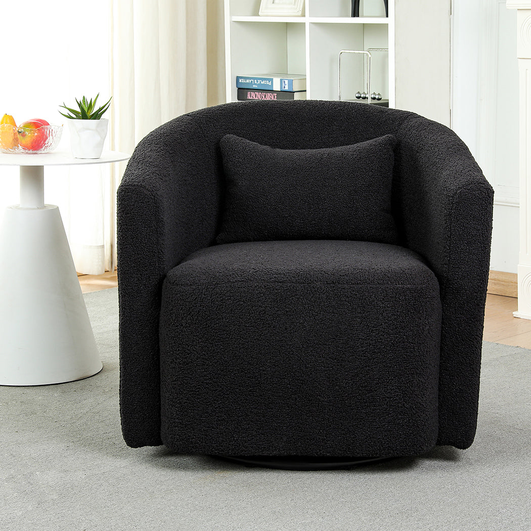 Levede Fleece Rocking Chair-2065254415710949383