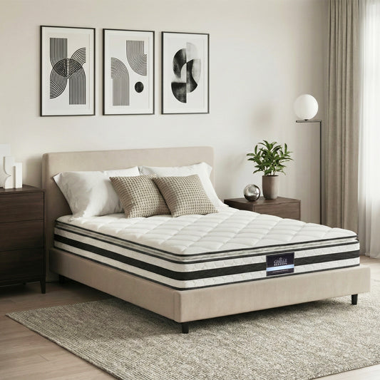 Normay Series Double Pillow Top Mattress – 21cm Medium Firm
