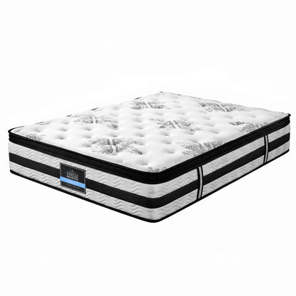 Giselle Bedding Euro Top Mattress – 34cm Medium Firm, Queen Size