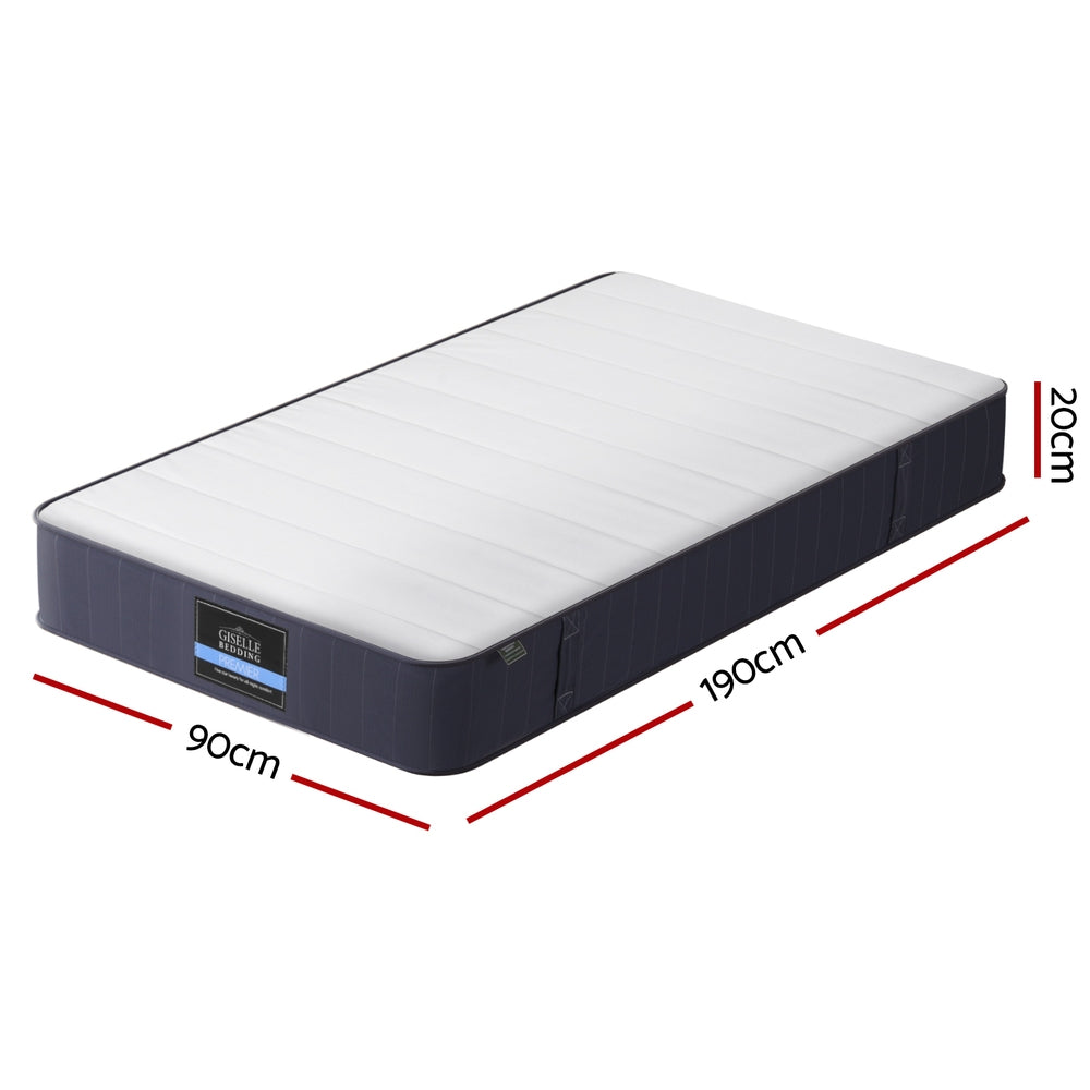 Giselle Mattress – 20cm Pocket Spring, Single Size