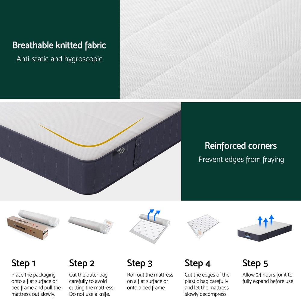 Giselle Mattress – 20cm Pocket Spring, Single Size