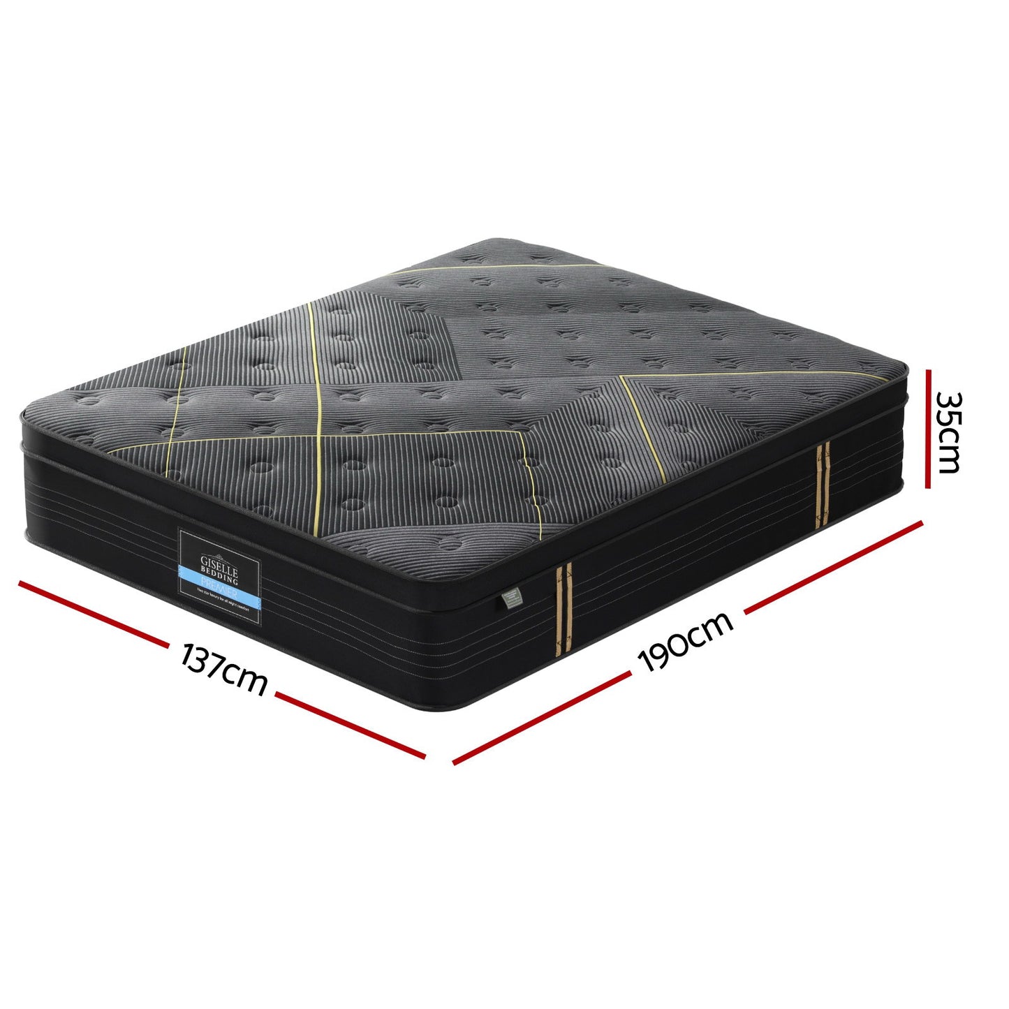 Giselle Mattress – Bamboo Pocket Spring, 35cm Double Bed