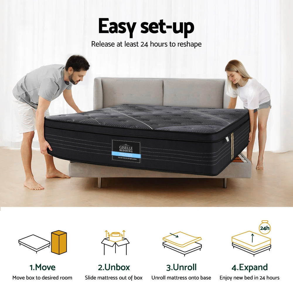 Giselle Mattress – Bamboo Pocket Spring, 35cm Double Bed