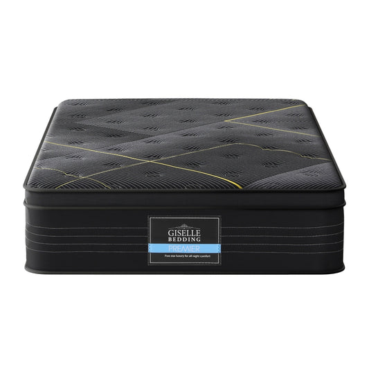 35cm Giselle Mattress King Single Bed Bamboo Pocket Firm Foam