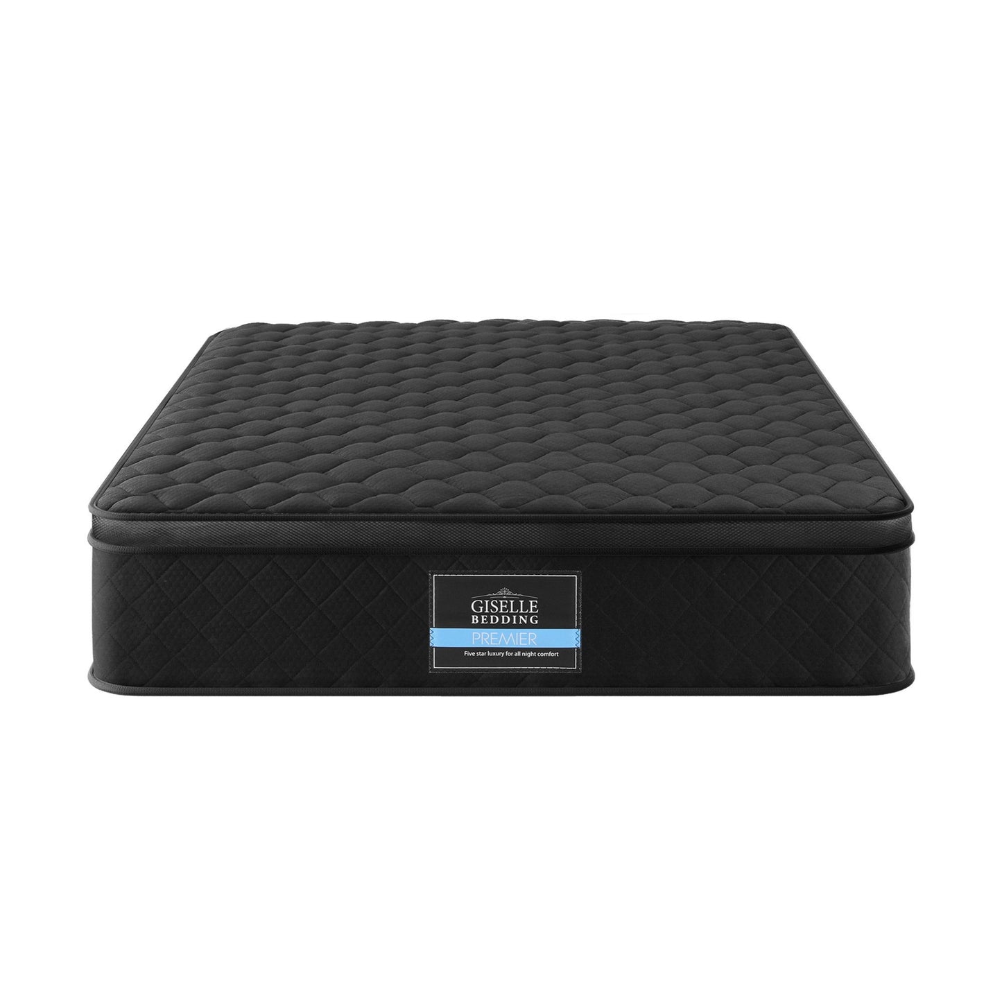 Muse Series Mattress – 5-Zone Pocket Spring, 34cm Single, Black Euro Top