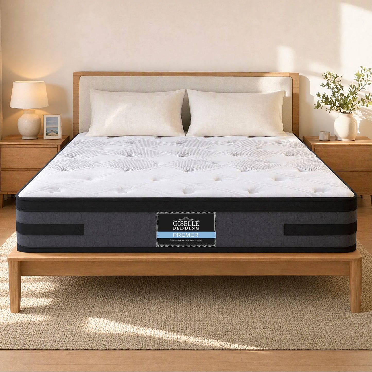 Luna Series Queen Mattress – Cool Gel Memory Foam, 36cm Thick