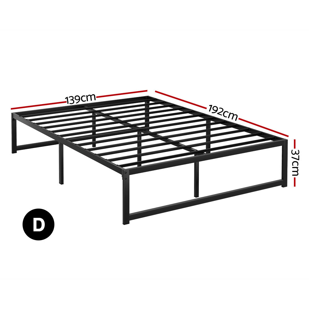 TWSC Bed Frame Double Size Metal Bed Frame TINO