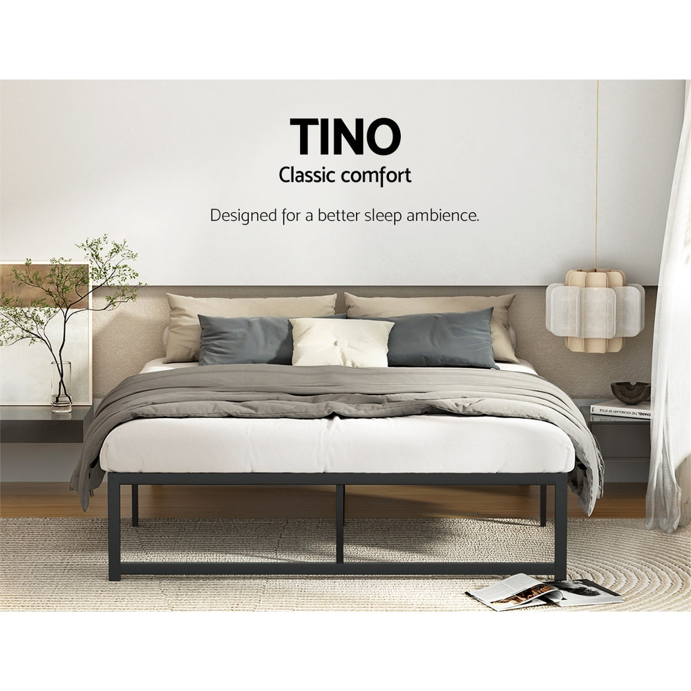 TWSC Bed Frame Double Size Metal Bed Frame TINO