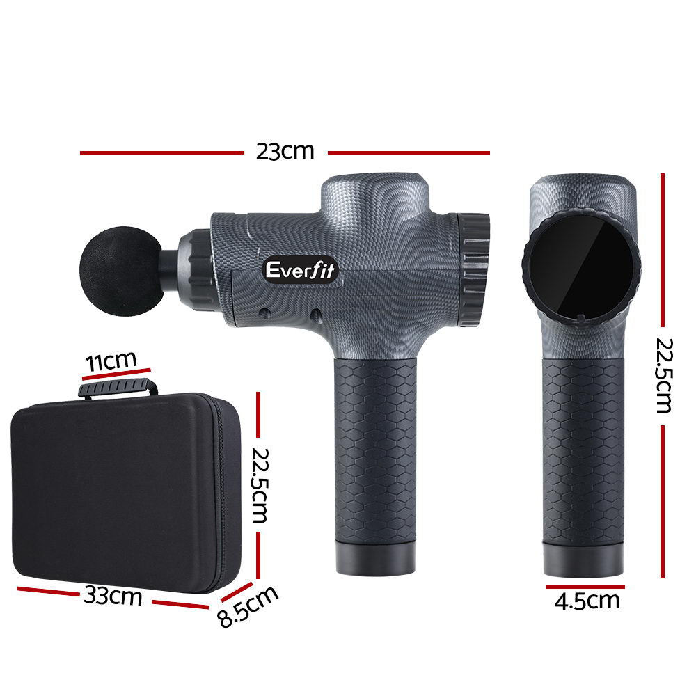 Everfit Massage Gun – Fast Dispatch · 30-Speed Deep Tissue Relief · Limited Stock