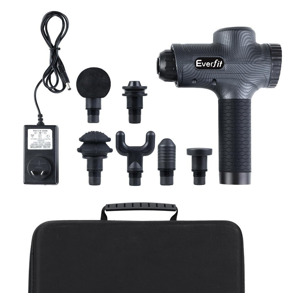 Everfit Massage Gun – Fast Dispatch · 30-Speed Deep Tissue Relief · Limited Stock