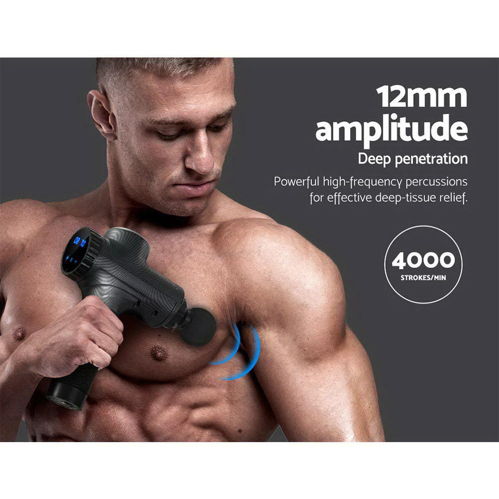 Everfit Massage Gun – Fast Dispatch · 30-Speed Deep Tissue Relief · Limited Stock