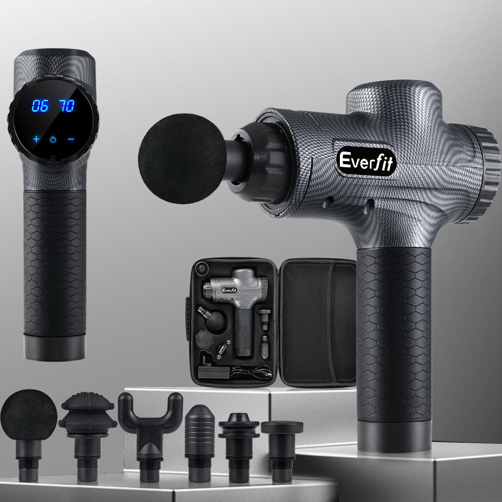 Everfit Massage Gun – Fast Dispatch · 30-Speed Deep Tissue Relief · Limited Stock
