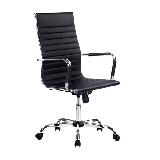 Artiss Office Chair Conference Chairs PU Leather High Back