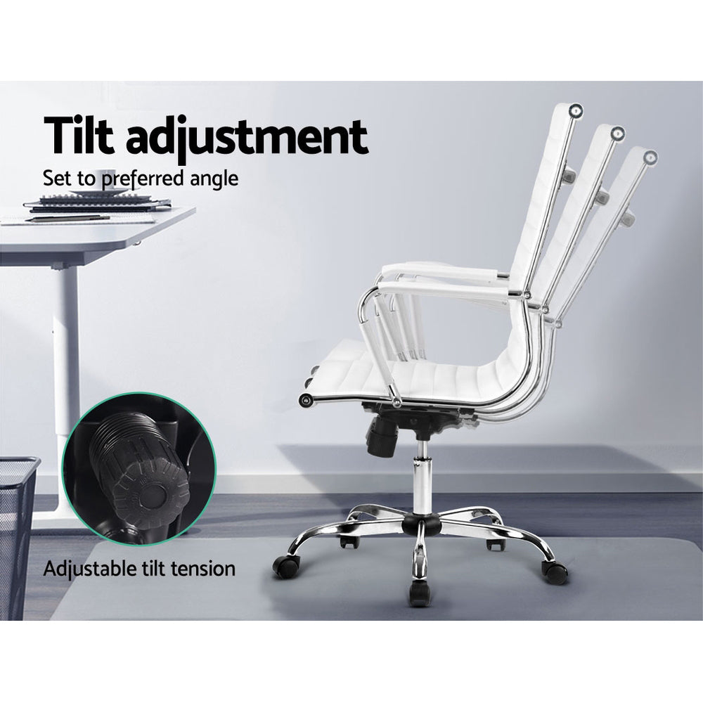 Artiss Office Chair Conference Chairs PU Leather High Back