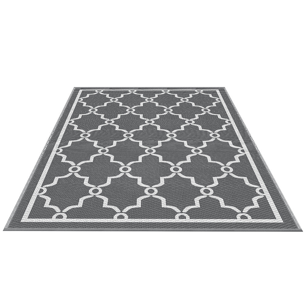 Outdoor Reversible Patio Rug – Weather-Resistant, 152x244cm, Polypropylene