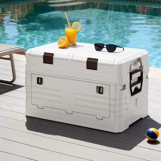 TWSC 40L Outdoor Storage Box Foldable Camping Collapsible Bins Organizer
