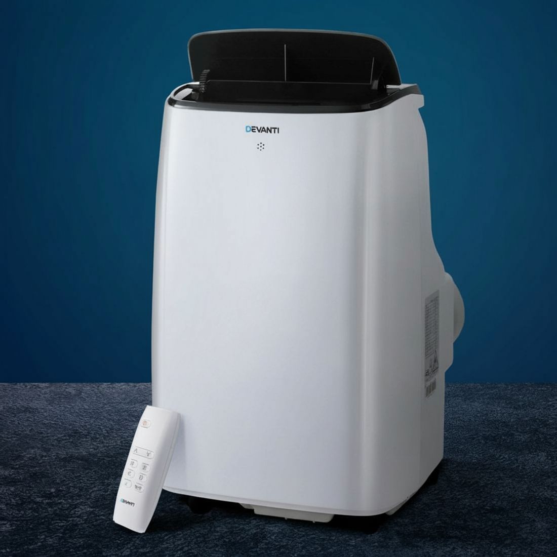Portable Air Conditioner – WiFi Control, 7000 BTU, White