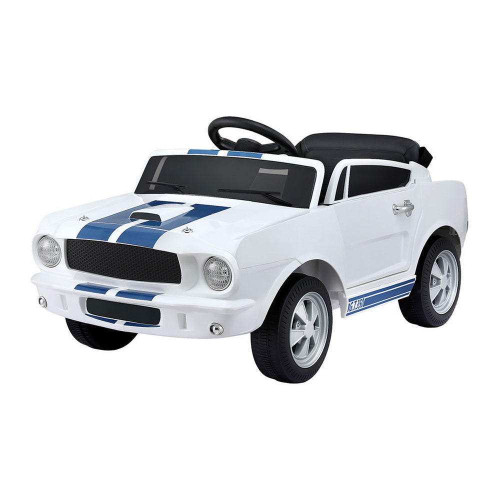 Kids Electric Ride-On Car – Remote Control, White