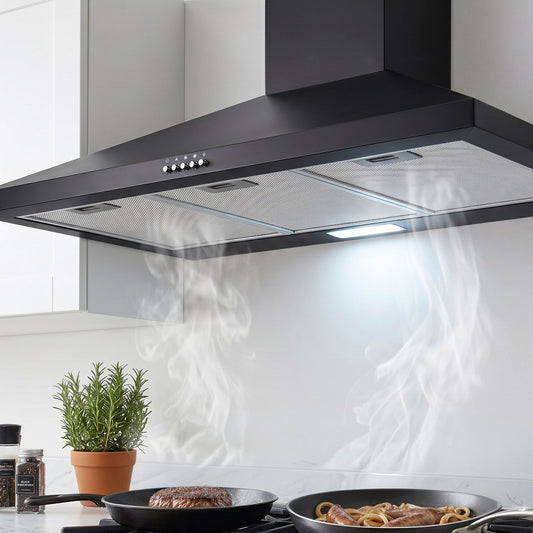 Range Hood – High Performance Extraction, 90cm Black