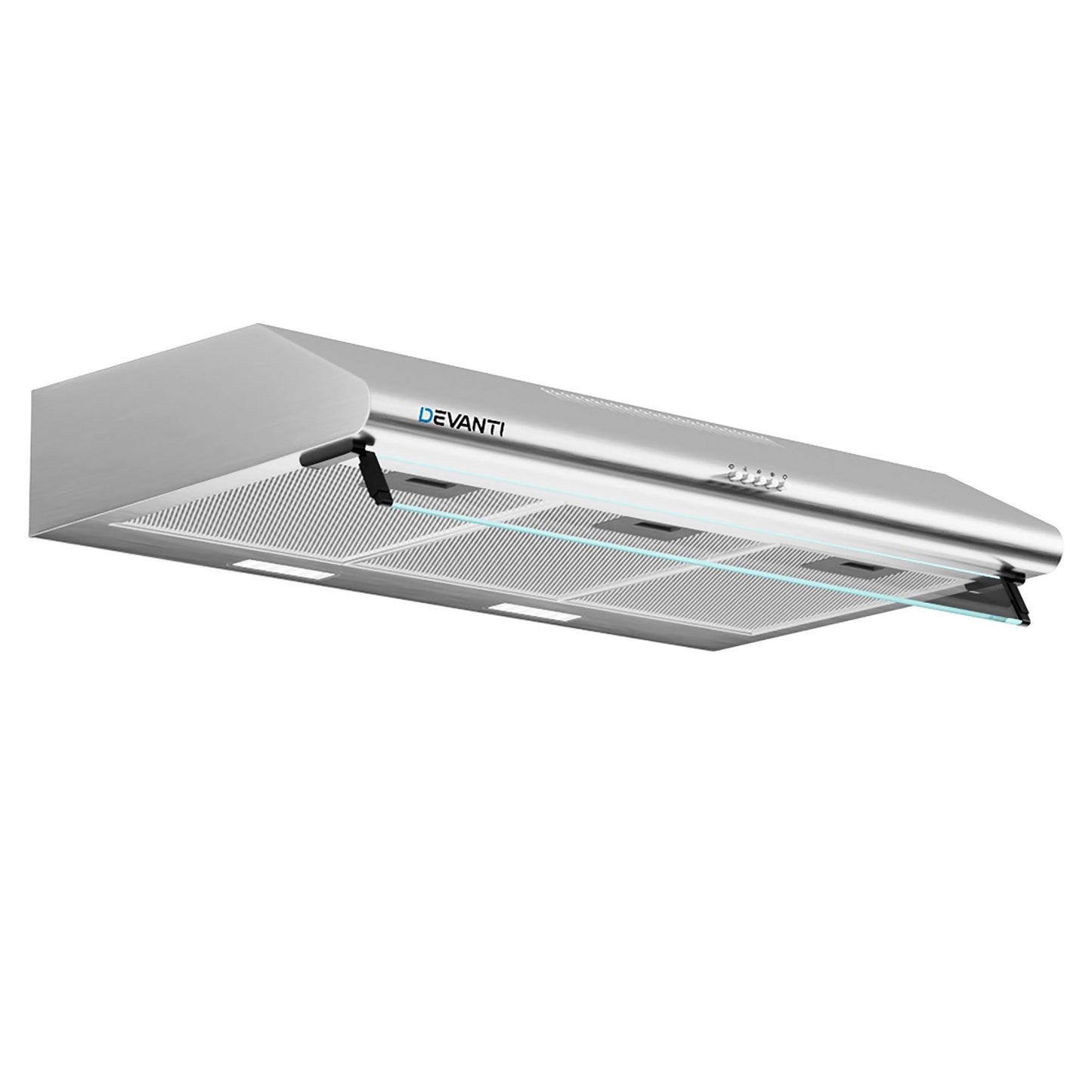 Range Hood – Powerful Extraction, 90cm Stainless Steel with Glass Visor