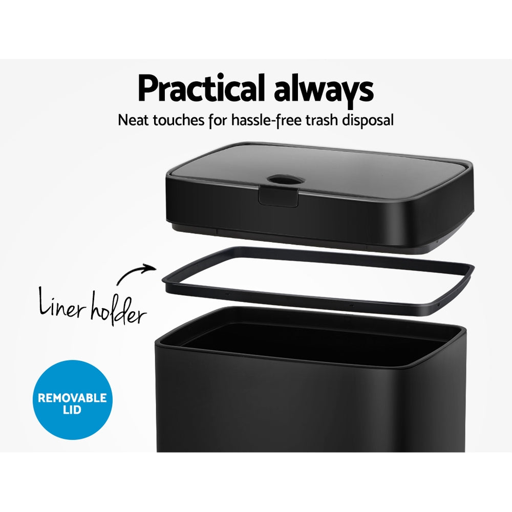Devanti Motion Sensor Bin Rubbish Automatic