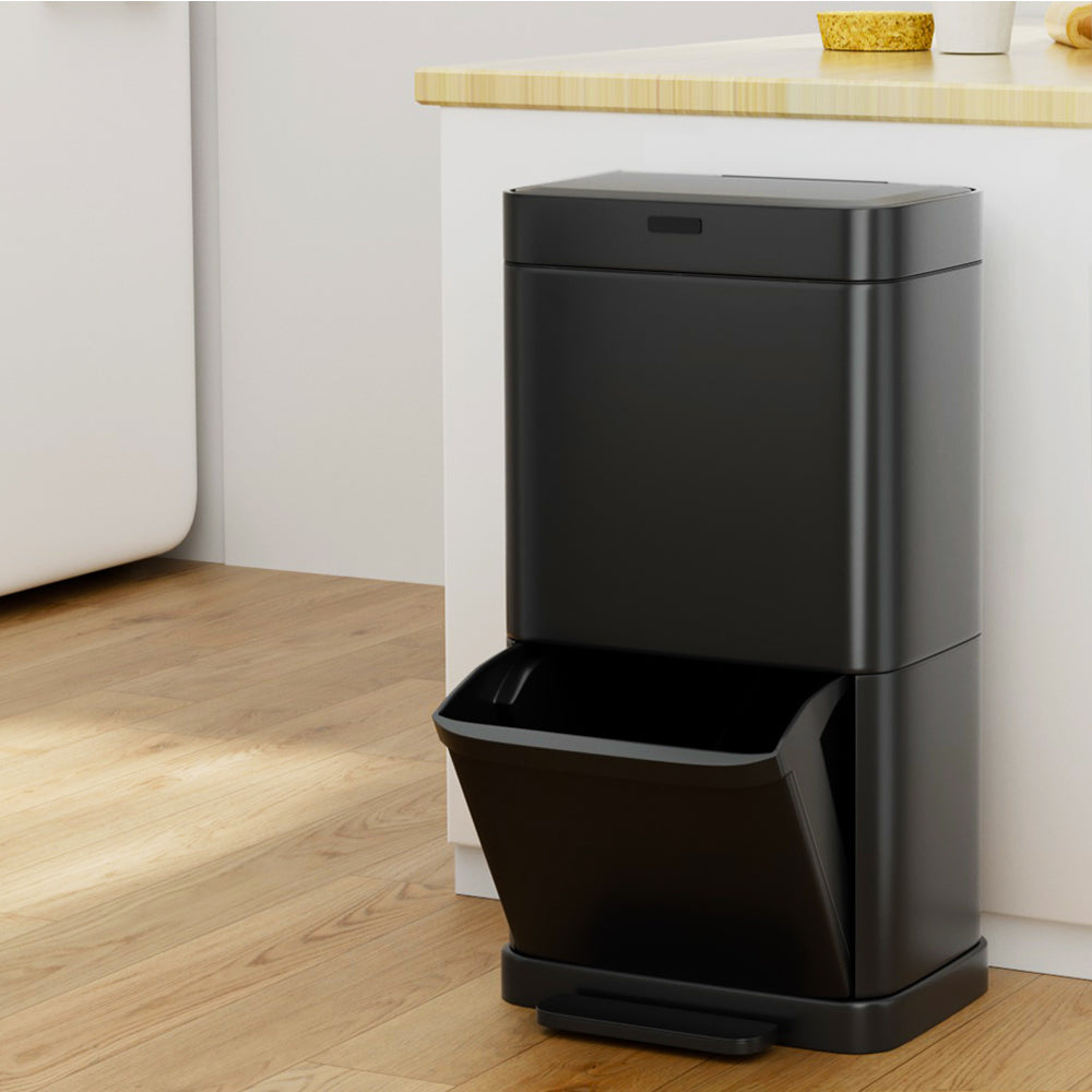 Devanti 70L Motion Sensor Pedal Bin Automatic