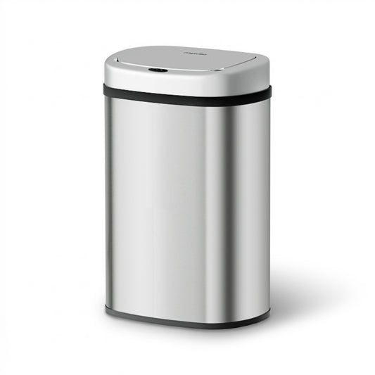 Motion Sensor Bin – 50L Stainless Steel, Silver