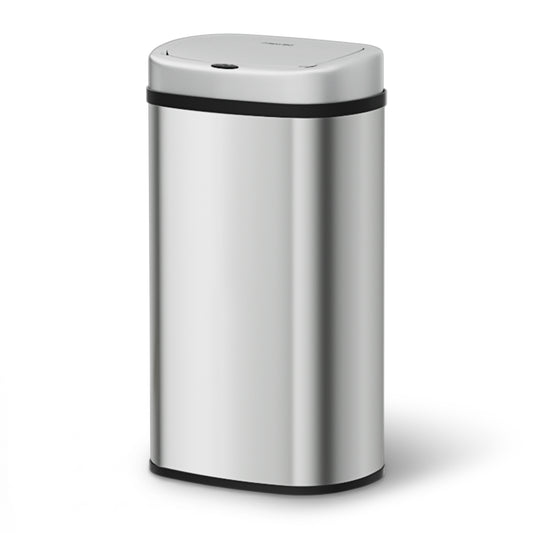 Motion Sensor Bin – 60L Stainless Steel, Silver