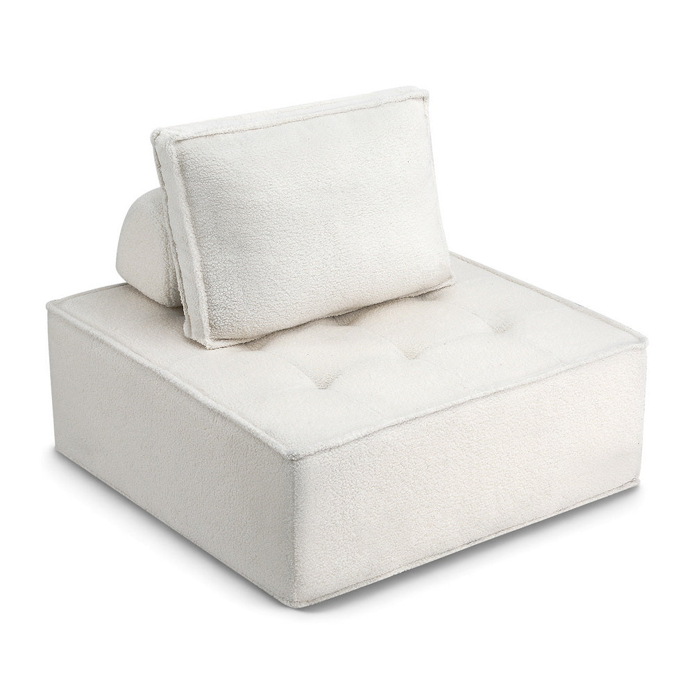 TWSC Floor Sofa Lounge Chair with Pillow