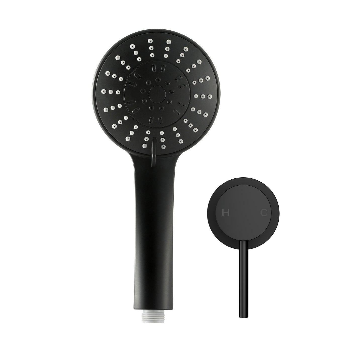 Handheld Shower Head – 5 Spray Modes, 4.5" Chrome Finish