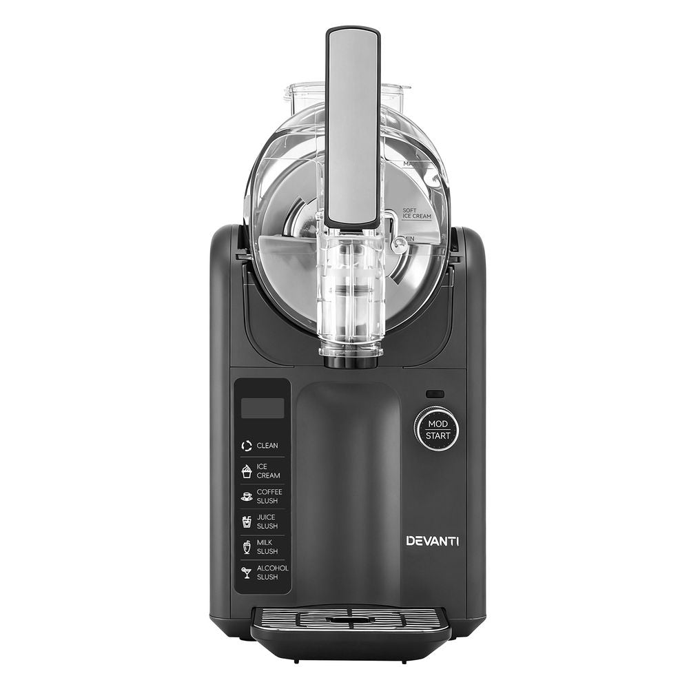 5in1 Slushie and Ice Cream Maker – 2L Capacity, Grey