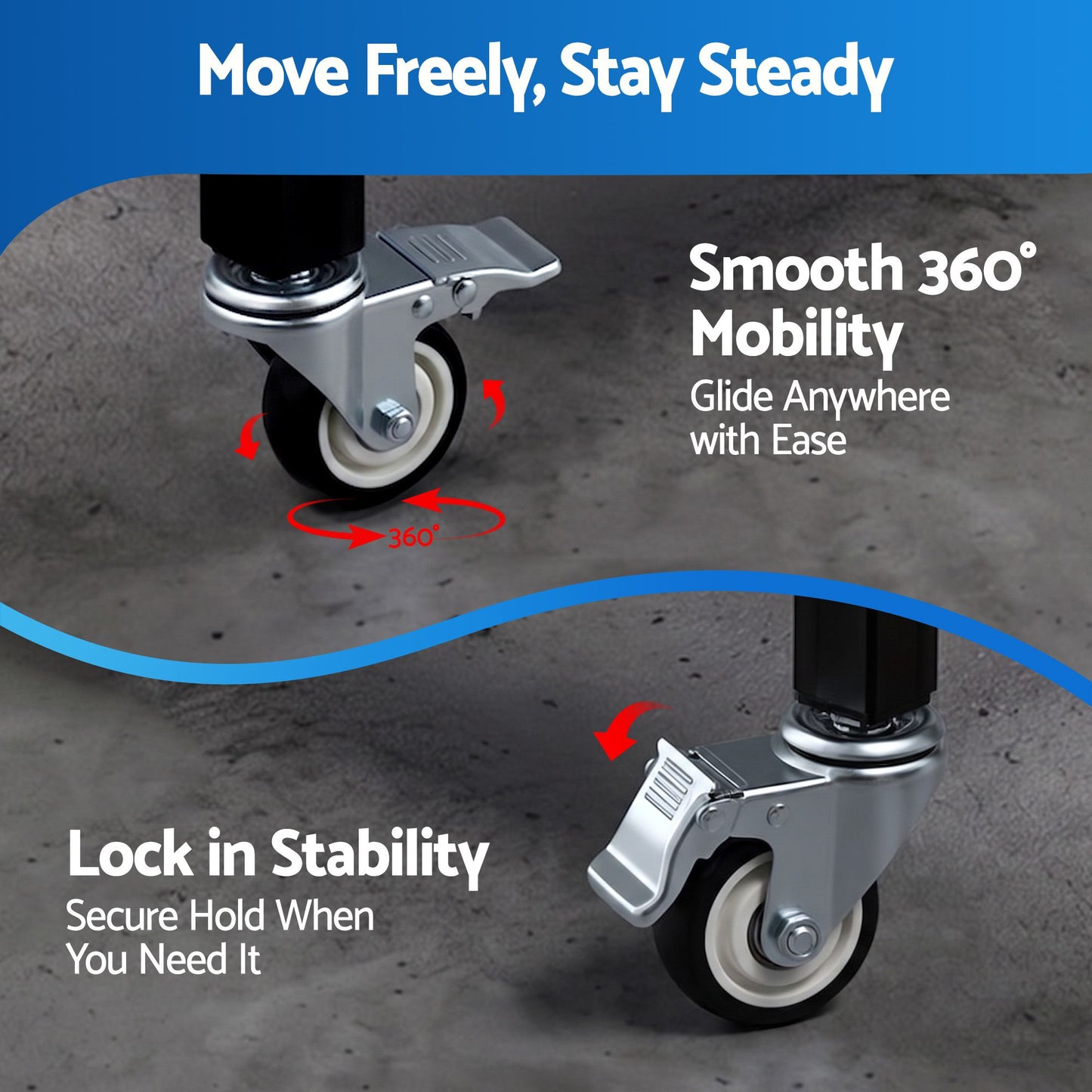 Welding Table Cart – Mobile Workstation with Tool Storage, 130kg Capacity